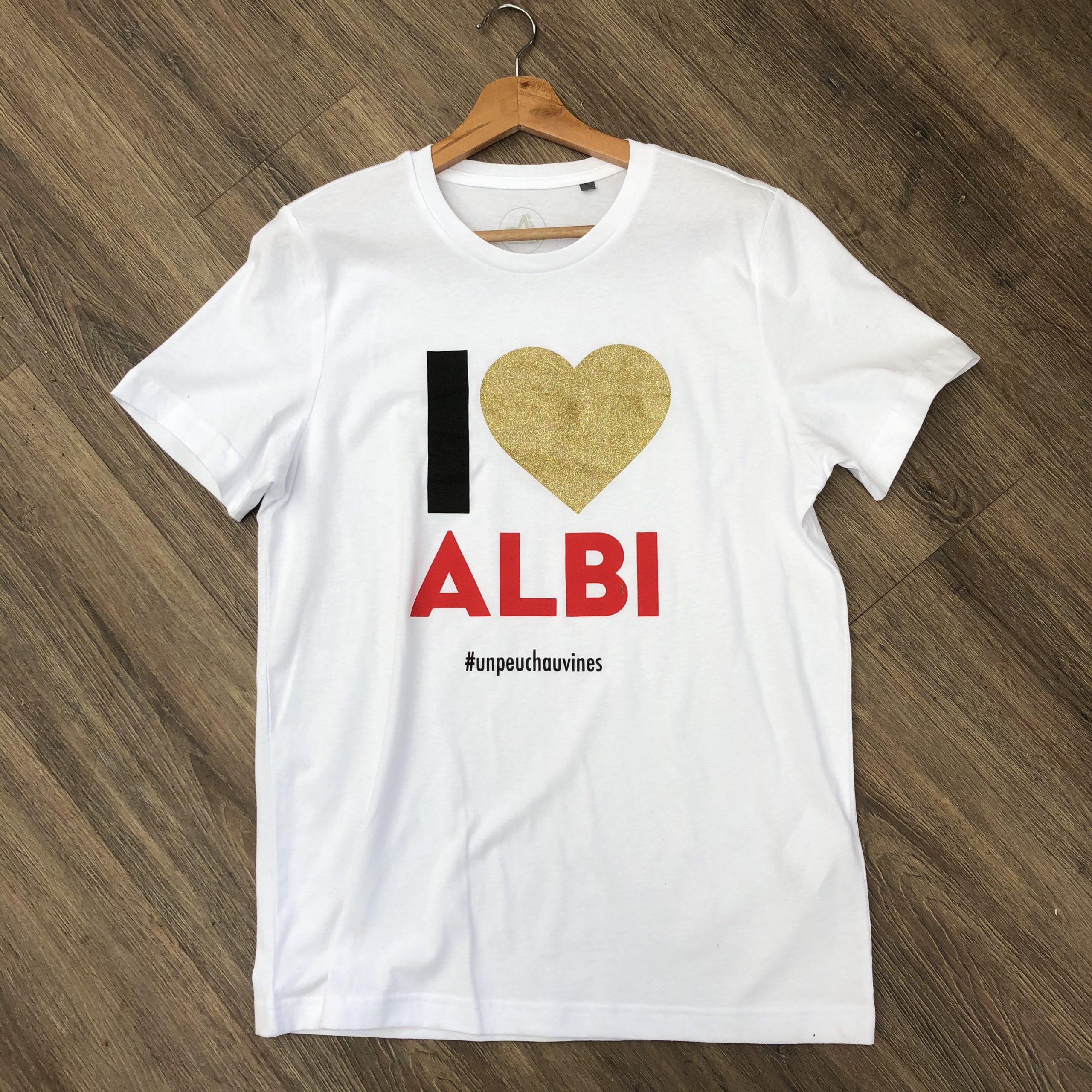 Teeshirt <span>I love Albi</span> Blanc Col Rond